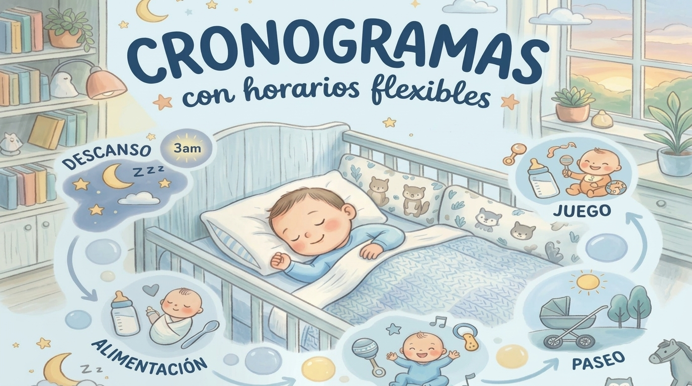 Cronogramas con horarios flexibles (de 0 a 24 meses)
